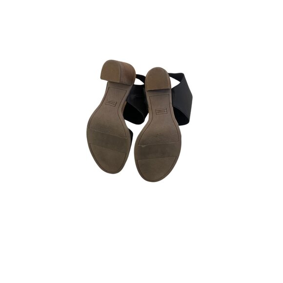 Toms Chunky Heel Black and Tan Womens Size 8 - Picture 4 of 4